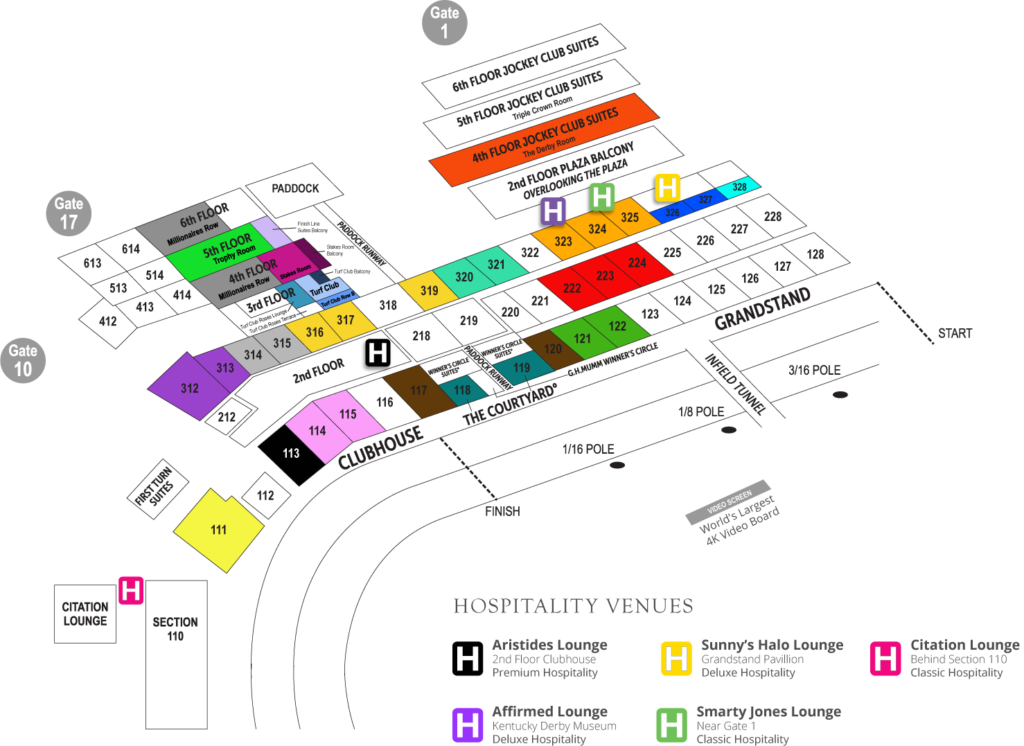 Churchill Downs Seating Chart Churchill Downs Seating Kentucky Derby Seating Chartsports 0244